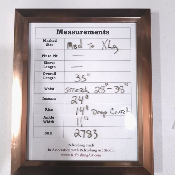 Red Orange Stretch Gaucho Pants M-XL VTG USA Knit Wide Leg Flare Palazzo Capris - Picture 2 of 16